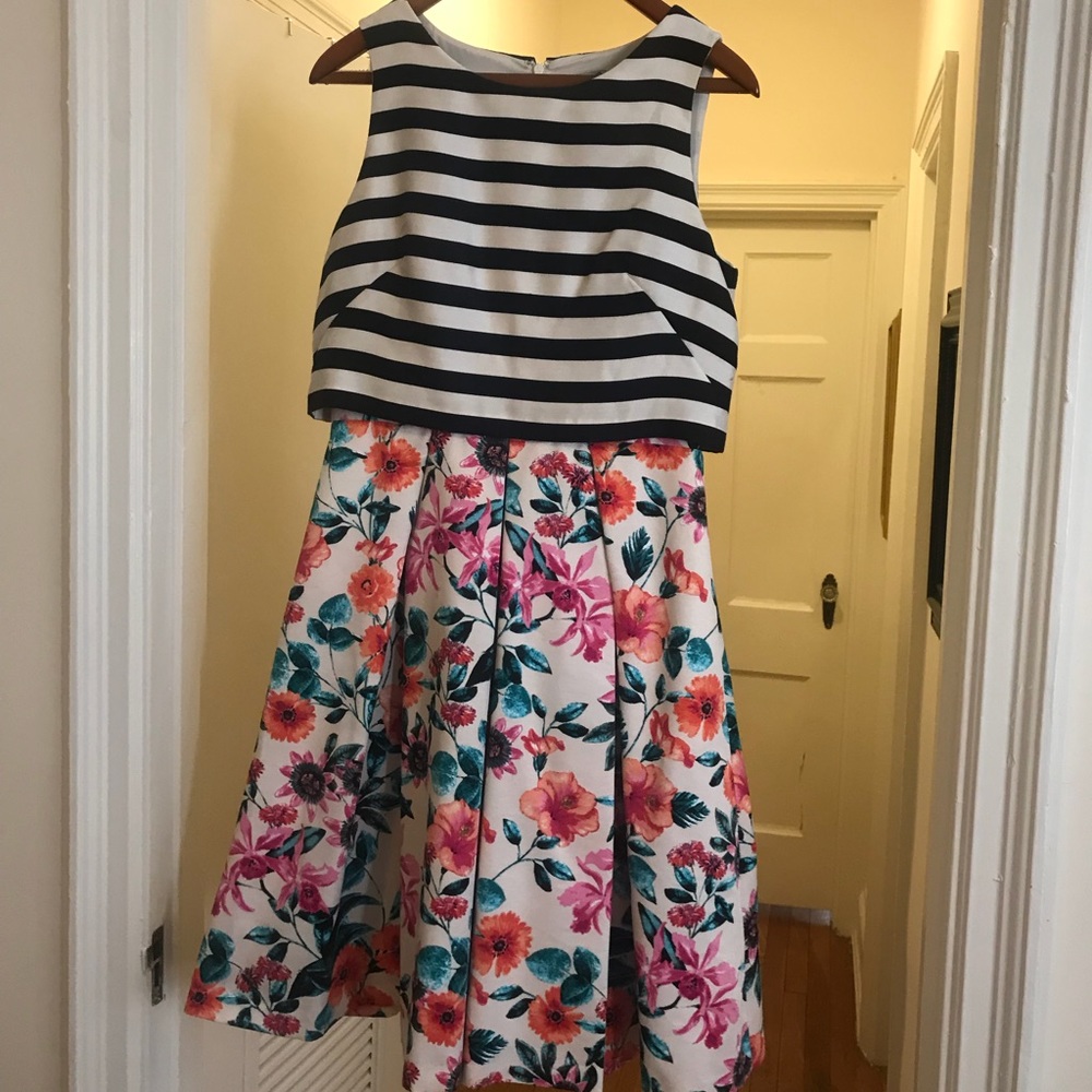 Print-block dress